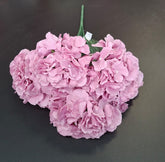 Buchet cu hortensii artificiale roz, flori mari 52cm